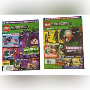 🎉3/$15 LEGO MINECRAFT MAGAZINE BUNDLE